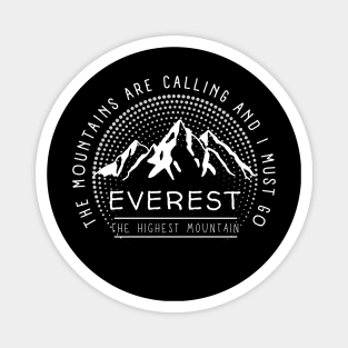 Mount Everest with Life Quotes Magnet